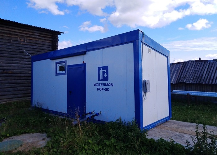 Сдана в эксплуатацию блочно-модульная станция очистки воды Waterman.ROF-20  в посёлке Ярашью